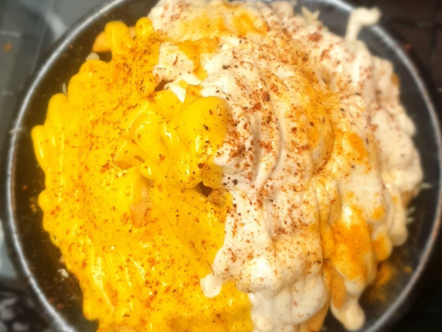 Fries With Chicken Pane Pieces & Motzarila
