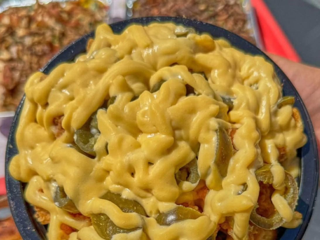 Fries With Chicken Kofta & Motzarila cheese