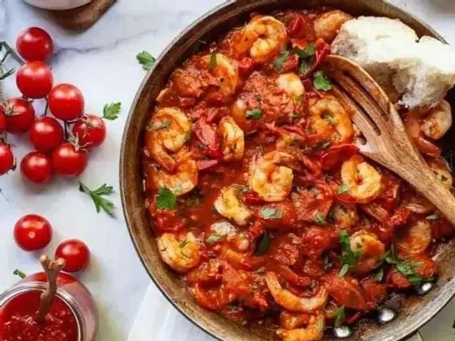 Small Peeled Shrimp Casserole.