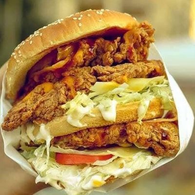 Double Chicken Burger