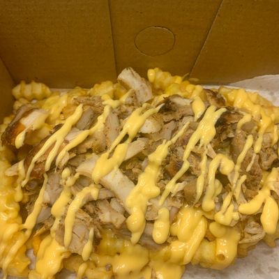 Crinkle Cheese & Chicken Shawerma