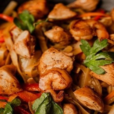 نودلز جمبري ودجاج