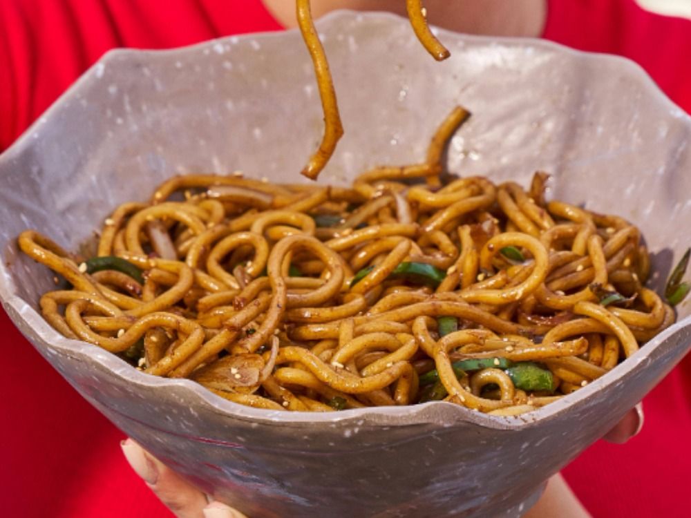 Fried Noodles With Shrimp