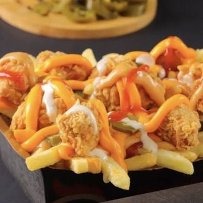 Cheddar Cheese Chekn Fries
