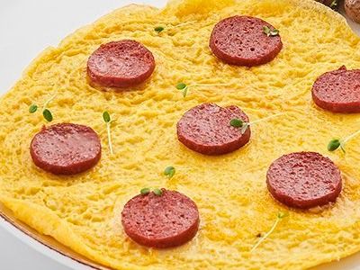 Sausage Omelet Plate