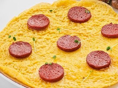 Sausage Omelette Plate