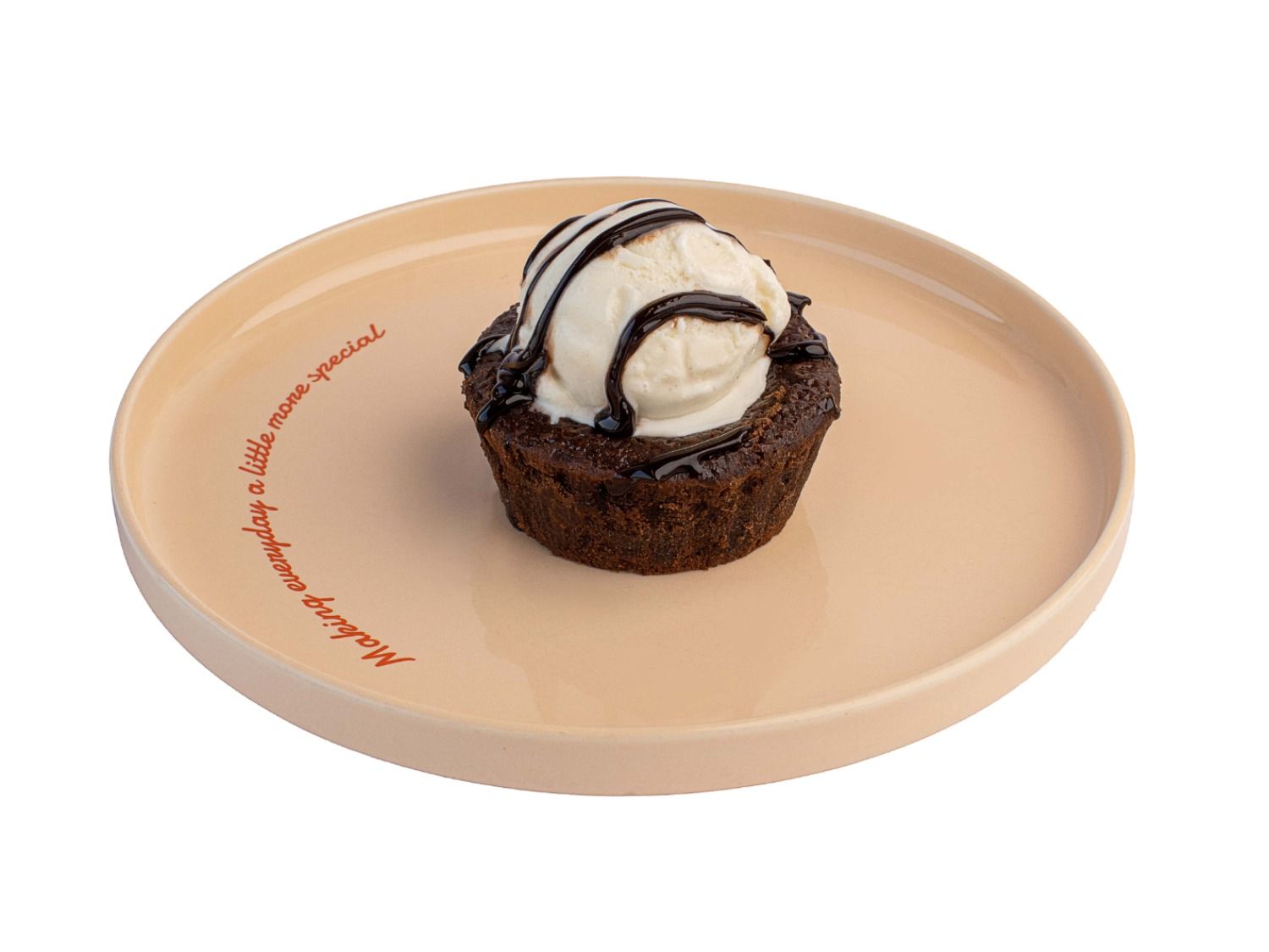 Chocolate Fondant Cake With Ice Cream