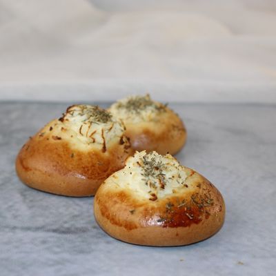 Cheese and Za'atar Manakish
