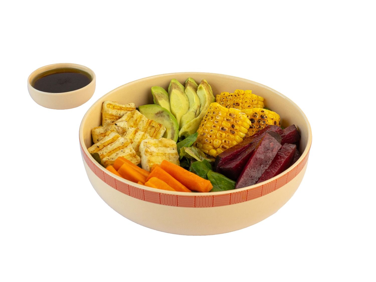 Halloumi Grilled Corn Salad