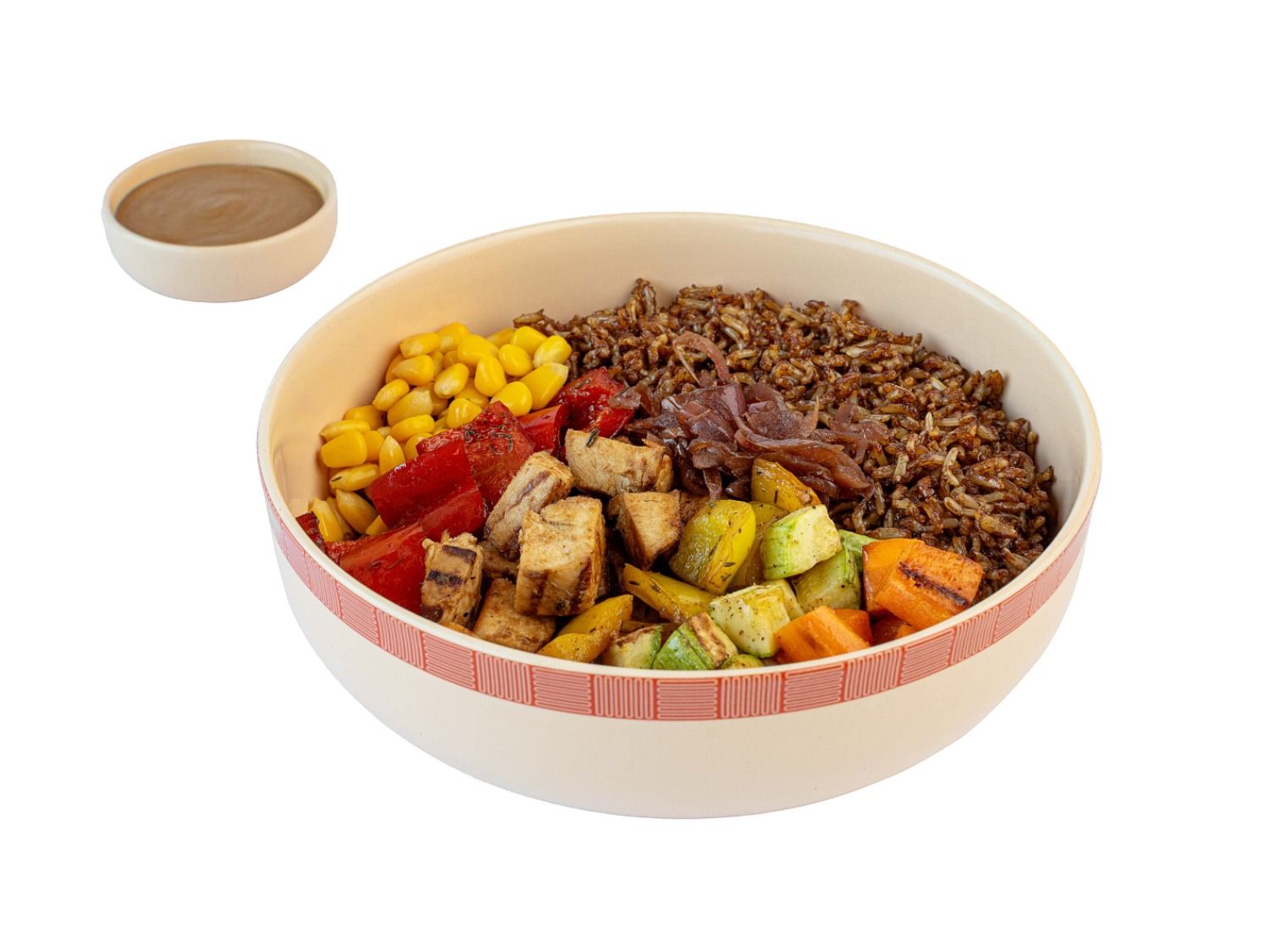 Warm Asian Chicken Satay Bowl