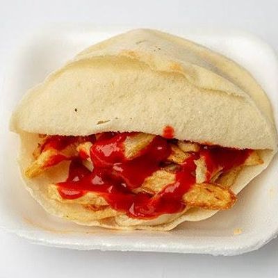 Ketchup Mayo French Fries Sandwich