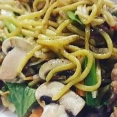 Glass noodles with beef