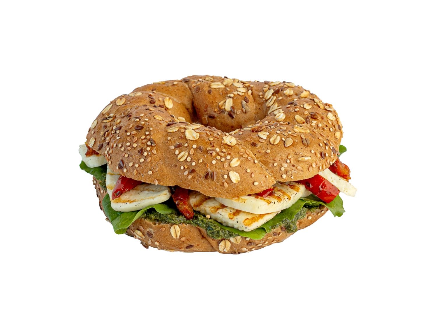 Haloumi With Vegetables Simit