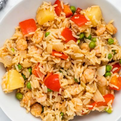 Pineapple Fried Rice shrimp
