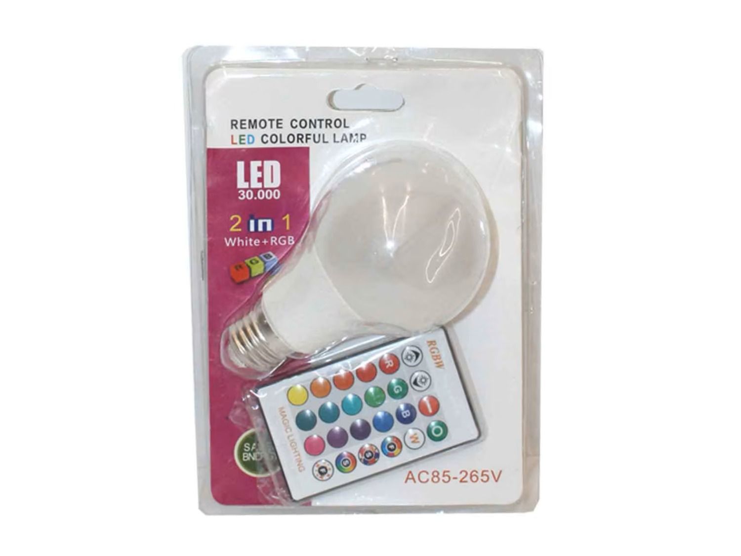 Remote Control With Led Colorfull Lamp