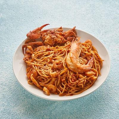 Seafood Spaghetti Red Sauce