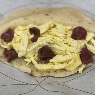 Pastrami Egg Sandwich