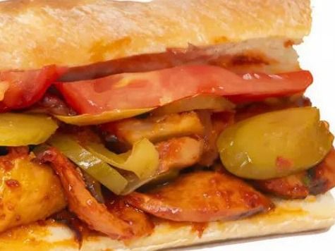 Mexican Hot Dog Sandwich