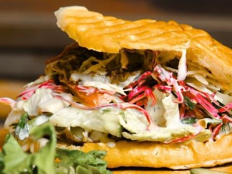 Doner Sandwich In Pitta Bread