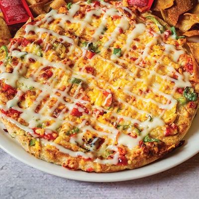 Oriental Chicken Ranch Pizza