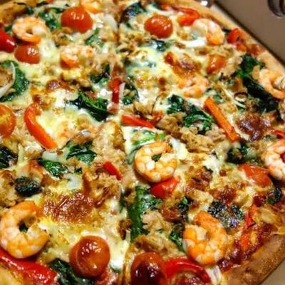 Oriental Shrimp Pizza