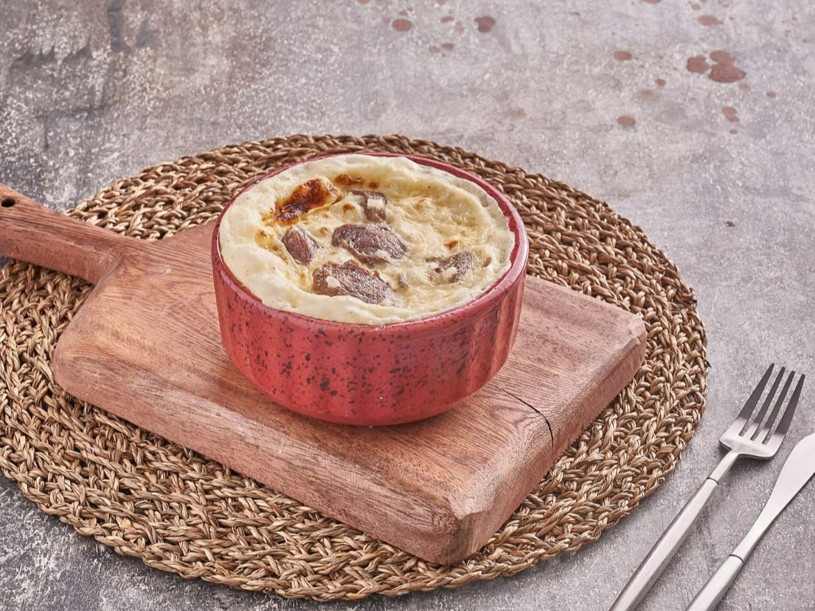Baked Rice + Meat