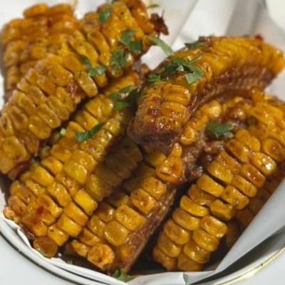 Chili Pepper Butter Corn Ribs