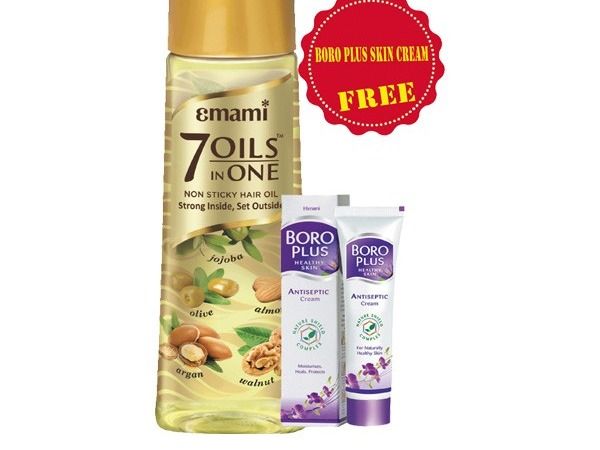Emami Oil 7 In 1 With Boroplus Ayurvedic Antiseptic Cream - 300Ml