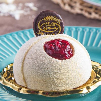 Red Yogurt Mousse Gateau