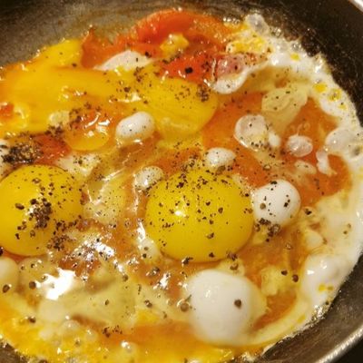 Sunny-side up eggs