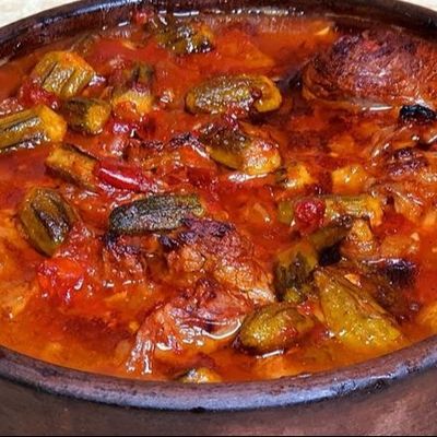 Okra with Meat