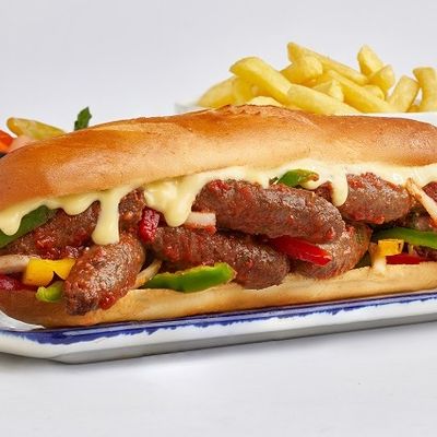 Mexican Soujouk Sandwich