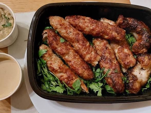 Quarter Mix Meal (Kebab and Kofta)