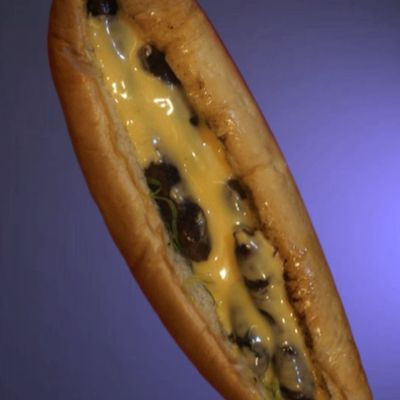 large Oriental sausage cheddar
