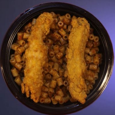 Strips sauce pasta