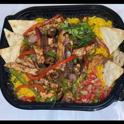 Chicken Fajita With Basmati Rice Meal