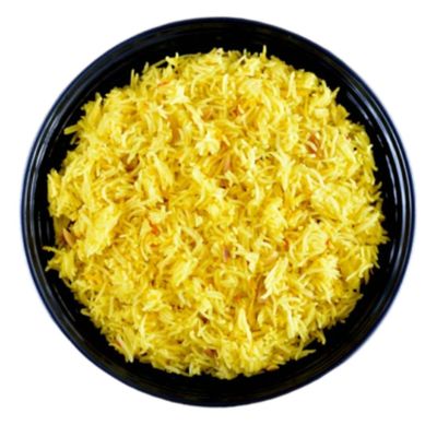 طبق أرز بسمتي أصفر