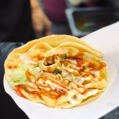 كريب دجاج مشكل