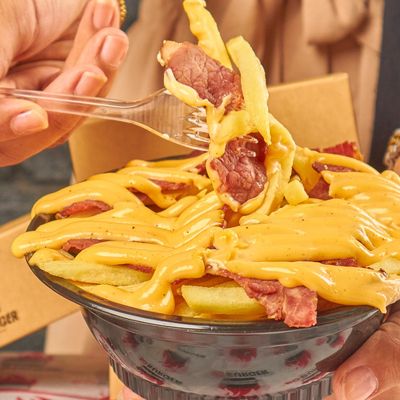 Fries With Cheese And Beef Bacon