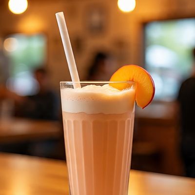 Peach Milkshake