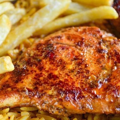 وجبة ربع صدر دجاج بدون عظم
