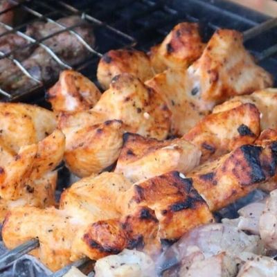 Shish Tawouk White Platter