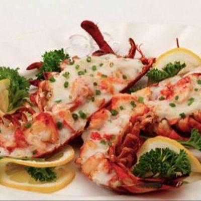 Boneless Lobster With Mozzarella Cheese
