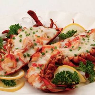 Boneless Lobster With Mozzarella Cheese
