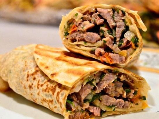 Meat Shawarma with Fries