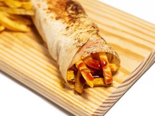 Fries with Salami and Cheese