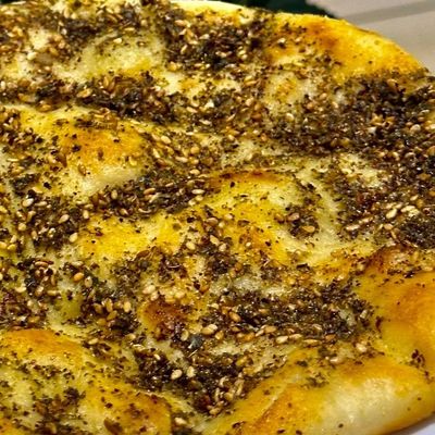 Za'atar Manoucheh with Mozzarella