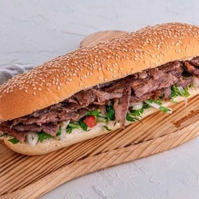 Plain meat Shawarma