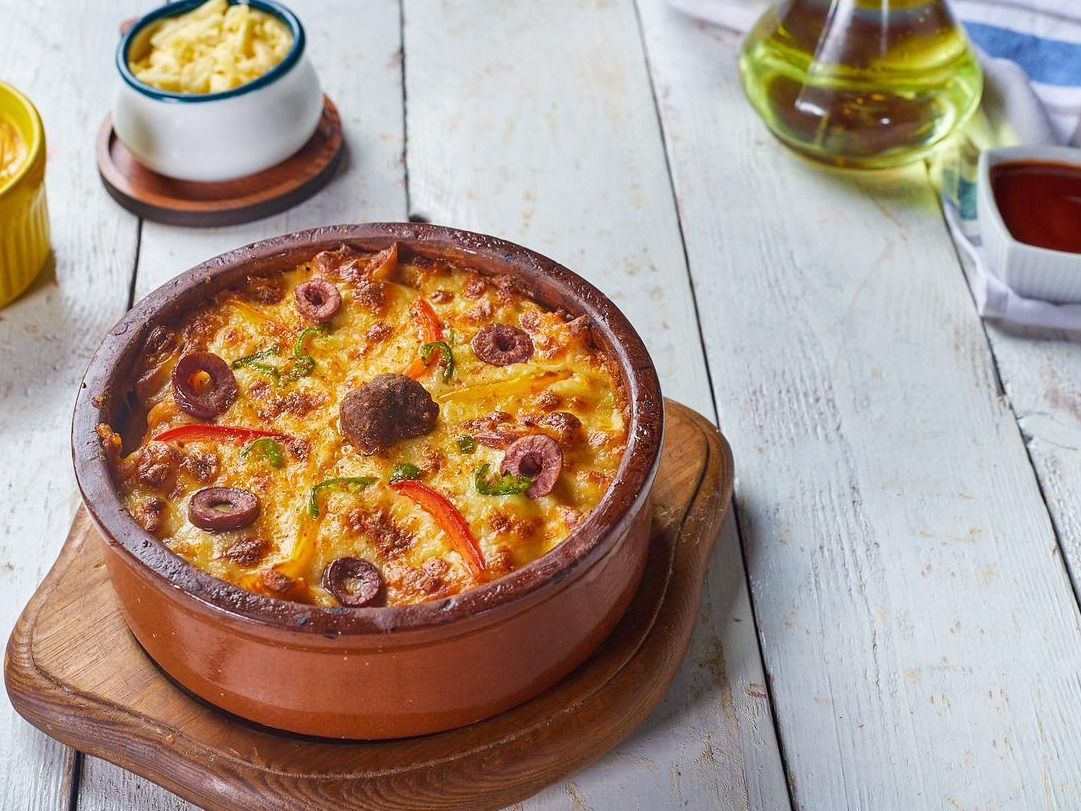 Minced Beef Baked Pasta casserole