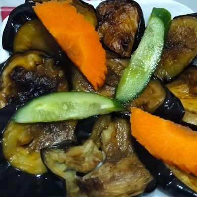 طبق باذنجان مقلي
